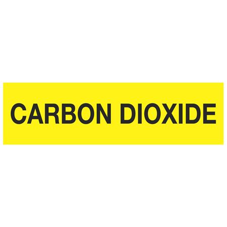 ANSI Pipe Markers Carbon Dioxide - Pk/10